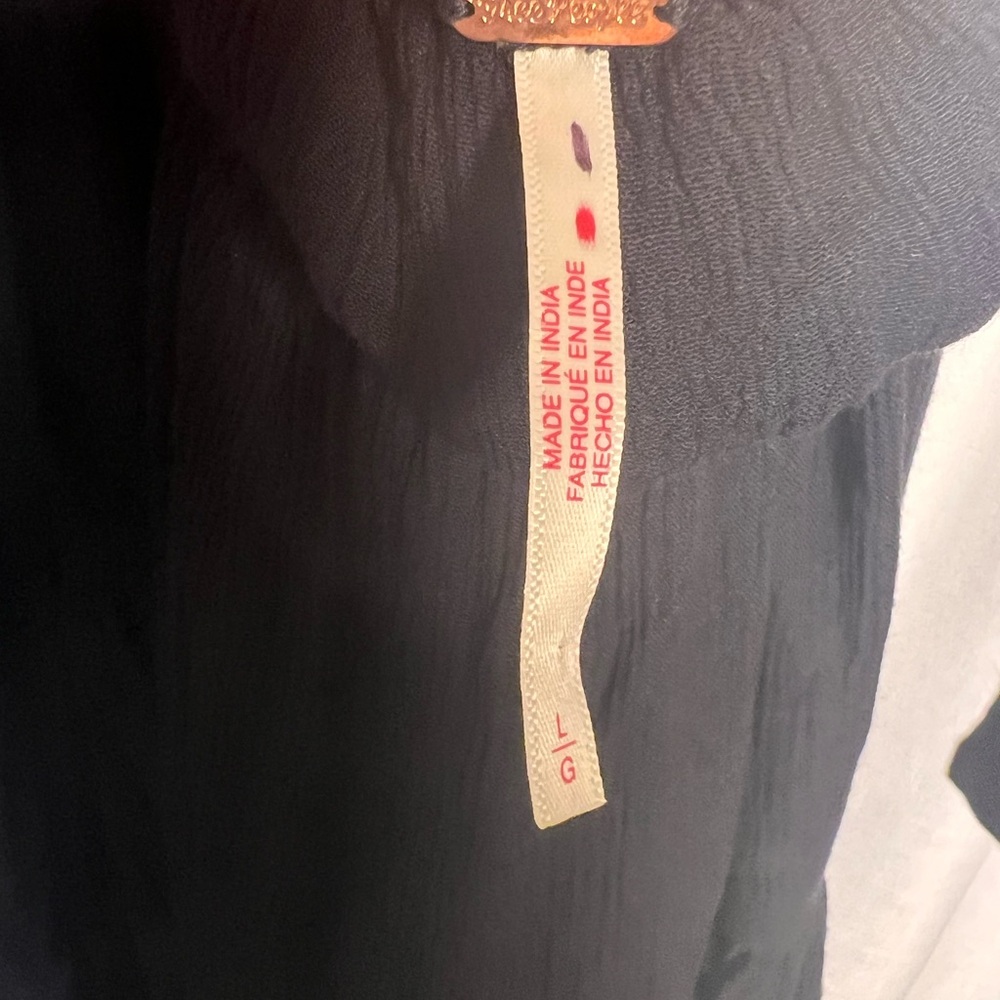 Free People Sea Me Maxi Dress in Black - Picture 6 of 6